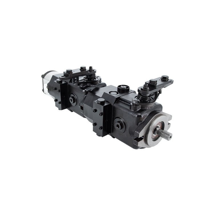 Customized HZDE-19/19-14 manual triple piston pump with automatic return to center function