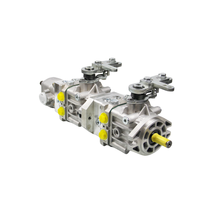 Customized piston pump HZAE-13/13-6 triple piston pump with automatic return to center function